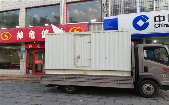 高压出租发电机施工案例